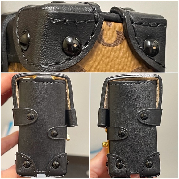 Louis Vuitton Reverse Monogram Essential Trunk Mini Bag R98571 Chain w Carabiner - Picture 13 of 16